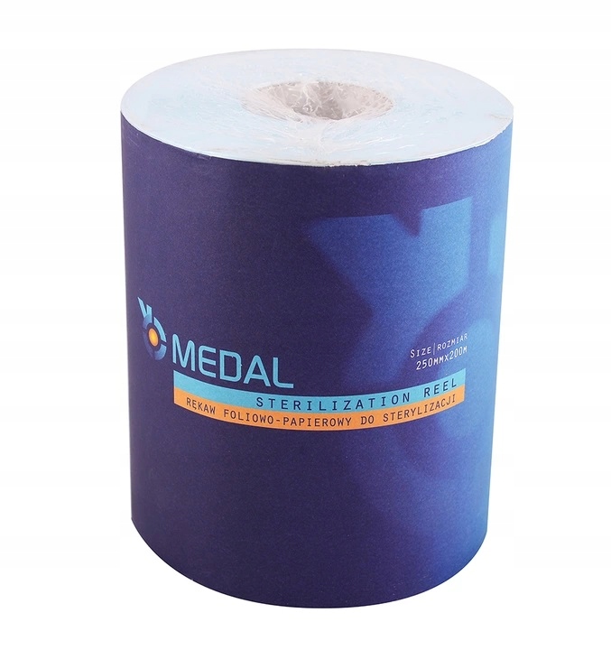 Плівково-паперові рулони для стерилізації “Medal”, розмір 250мм x 200м